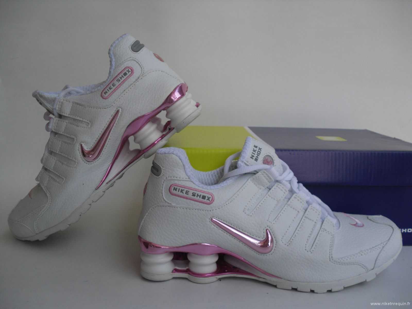 Nike Shox Nz Blanc Rose